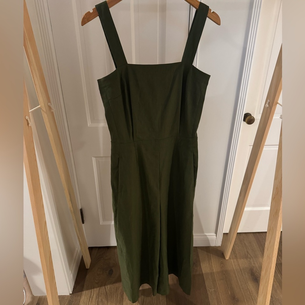 Vince— Wide Leg Jumpsuit/Overalls. Dark Green. Size S. Originally $250